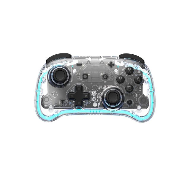 IINE Crystal Wireless Gamepad for / Lite/OLED Turbo Vibration Motor Six-axis Gyroscope NFC Amiibo Wake-Up