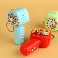 Mikrofon Perekam Mini Kartun Lucu, Gantungan Kunci, Fungsi Pengubah Suara, Pemutar Musik, Hadiah untuk Anak-anak dan Remaja