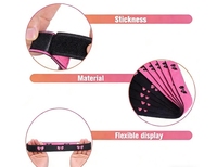Bandeau élastique réglable avec bandes de silicone à fermeture auto-agrippante antidérapant pour perruques Lace Front