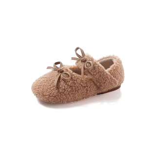 Zapatos Casuales de Felpa para Niños, Zapatos Cálidos de Invierno para Niñas, Pantuflas Antideslizantes para Niños Pequeños - Product Image 6