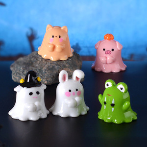 Figura Decorativa de Bruja Fantasma de Halloween, Adornos para Manualidades, Miniatura para Paisajes - Product Image 3