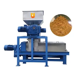 Small Feed Grass Manure Slurry Liquids Waste Separator Dewatering Machinery Spirulina Dewatering Separation Machine