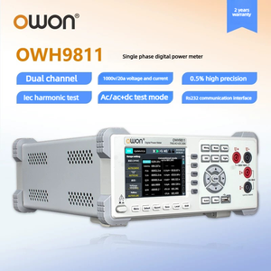 מד הספק שולחני OWON OWH9811 - מכשיר מדידת פרמטרים AC/<span class=keywords><strong>DC</strong></span> - מנתח הרמוניות של יעילות חשמלית - Product Image 2
