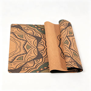 Tapete de Yoga de Corcho con Logotipo Personalizado, Base de Goma Sostenible Antideslizante de 3 mm para Pilates, Venta al por Mayor de Fábrica - Product Image 3