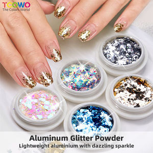 Poudre de paillettes en aluminium résistante aux hautes températures |   Poudre à paillettes en vrac pour ongles, pigment pour gloss à lèvres |   Moulage par injection de plastique en couleur - Product Image 1