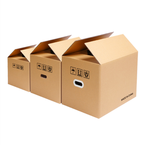 Vente directe du fabricant de boîtes en carton ondulé personnalisées de haute qualité avec boîte à poignée boîte de transport personnalisable - Product Image 1