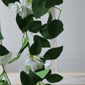 ดอกซากุระประดิษฐ์แบบแขวนผนัง ทำจากพลาสติกและผ้าไหม รูปทรงวงกลม ตกแต่งบ้านสไตล์เรียบง่าย บรรจุภัณฑ์แบบชิ้นเดียว - Product Image 3