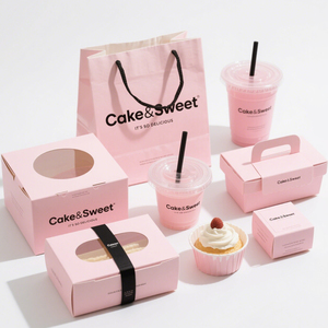 Scatola di Carta Personalizzata per Alimenti, Piccola Scatola Pieghevole in Cartone per Hamburger, Patatine Fritte, Sandwich da Asporto con Logo Stampato - Product Image 5