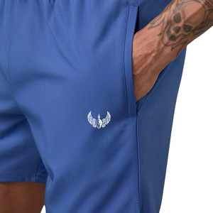 Pantalones Cortos Deportivos Azul Rey para Hombre, Cintura Elástica, para Correr, Fitness, Entrenamiento, Ropa Deportiva Ligera - Product Image 4