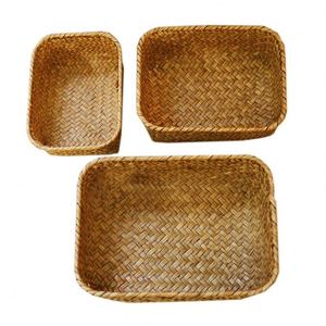 Aufbewahrungskorb aus Weide für Decken, 40L, groß, faltbar, Wäschekorb mit Griffen, Rattan, für Kinderzimmer, Baumwollseil, für Zuhause - Product Image 1