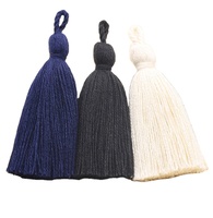 Frange à pampilles perlée 100 % coton colorée de 8 cm pour rideaux, textiles de maison, accessoires de téléphone portable et décoration de vêtements