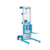 400 livres main manuel en aluminium matériel ascenseur treuil chariot élévateur hydraulique empileur de palettes pour déplacer soulever et abaisser les produits BR-181