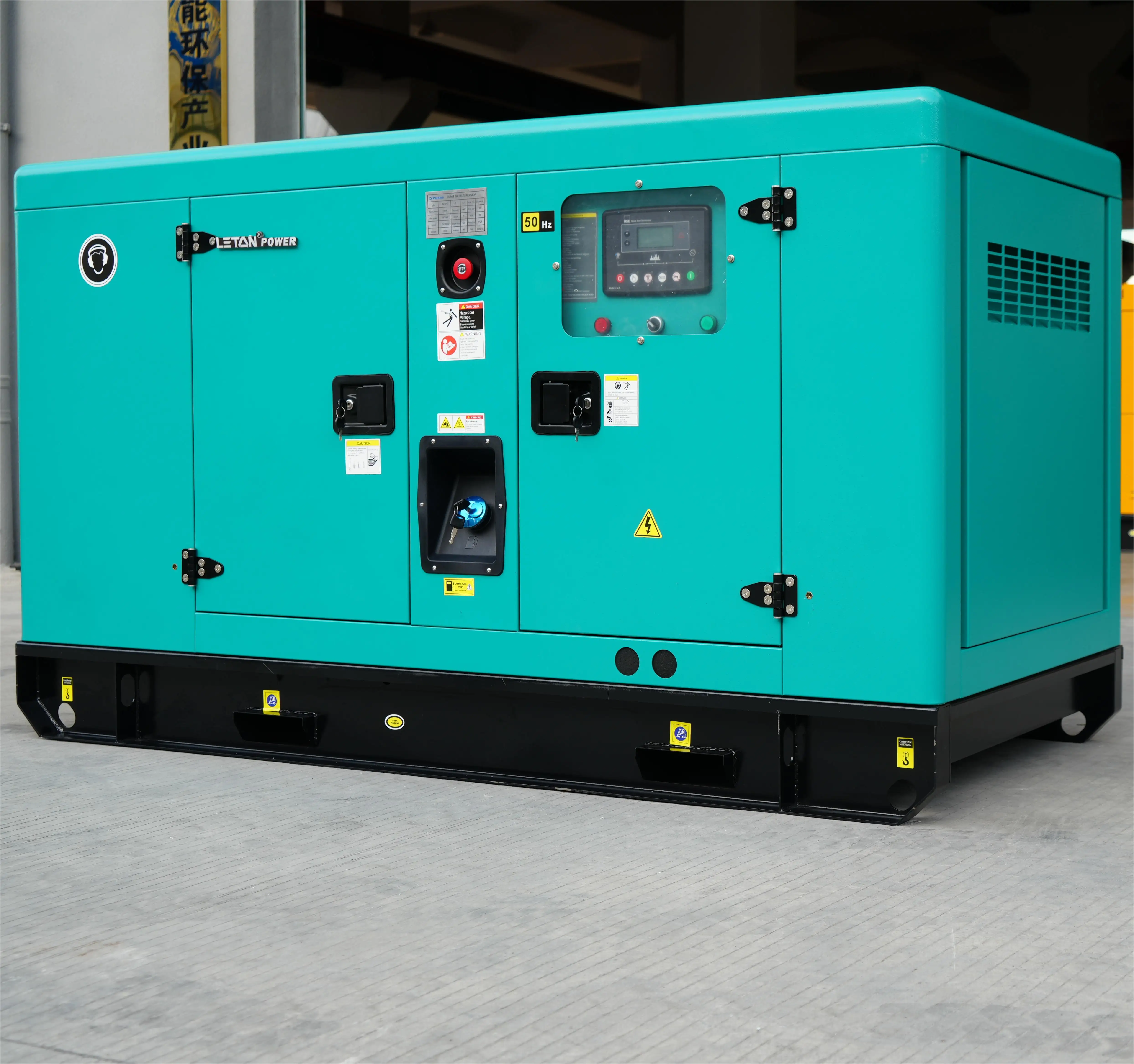 سعر مجموعة مولدات الديزل الصامتة للغاية LETON POWER WEICHAI لـ 50kva 60kva 70kva مولد ديزل 50kw مولد كهربائي