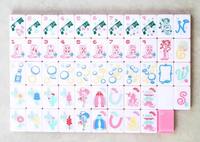 Mahjong américain de luxe 160 pièces en acrylique double couche, design personnalisé en jean rose brillant, finition mélamine, portable