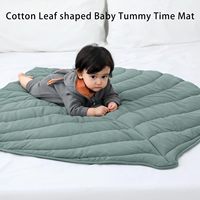 Nouveau-né bébé coton pépinière tapis oyuncak infantile doux coton lit ramper jouer gymnastique activité tapis de jeu en forme de feuille bébé tapis de jeu