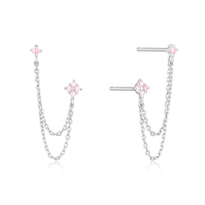 Orecchini Pendenti a Catena con Nappe per Donna, Gioielli Scintillanti da Indossare all'Orecchio - Product Image 6