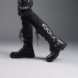 Botas Altas de Montar a Caballo para Hombre, Botas de Caballero Retro, Botas Martin de Caña Alta para Hombre, Botas Vaqueras de Estilo Británico - Product Image 5