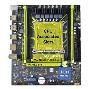 X99-P4ใหม่ชุดเมนบอร์ด MATX M.2 SSD พร้อม <span class=keywords><strong>Intel</strong></span> Xeon E5คอมโบ2699 V4 4X DDR4ช่องแรม X99 DDR4เมนบอร์ด - Product Image 4