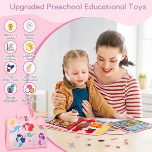 Tavola Montessori Sensoriale Unisex con Logo Personalizzabile Gioco Educativo <span class=keywords><strong>per</strong></span> Bambini da 2 a 4 Anni Nuovo Regalo Perfetto - Product Image 6