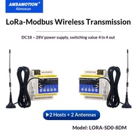 Commutateur sans fil LoRa AMSAMOTION, transmission de signal numérique, sac antistatique, LORA-SD0-8DM, LORA-SA2-8DM, MODBUS, 4DI, 4DO, relais, autres
