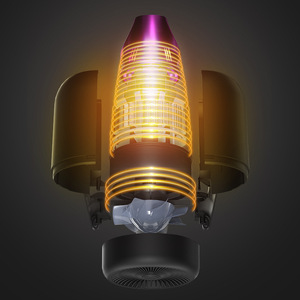 مجفف شعر ذكي بالأشعة تحت الحمراء البعيدة عالي القدرة مع ضوء أزرق وتقنية الأيونات السالبة، أداة تصفيف شعر مريحة وأنيقة - Product Image 5