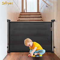 Barrière de sécurité pour bébé en fibre renforcée, filet respirant, clôture de porte pour bébé, filet d'isolation, clôture de sécurité, barrière de sécurité pour bébé