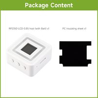 AIsmartlink Waveshare RP2350 Papan Pengembangan Layar LCD 0.85 inci, Resolusi 128 * 128, 65K Warna, Panel Layar IPS
