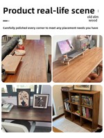 Mesa de Madera Maciza de Olmo Antiguo con Tablero de Gran Formato, Escritorio, Mesa de Comedor, Barra, Mesa de Té - Hecho a Medida con Troncos Crudos, Móvil, Estilo Retro