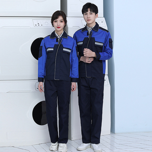 Pakaian kerja lengan panjang untuk pekerja konstruksi teknik penambalan bengkel industri seragam kerja pekerja konstruksi lengan panjang - Product Image 4