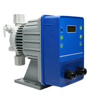 Bomba Dosificadora Solenoide de 9L/H y 2 bar, Bomba de Medición de Alta Precisión con Ajuste Manual de Frecuencia para Sistemas Hidropónicos y de Ósmosis Inversa