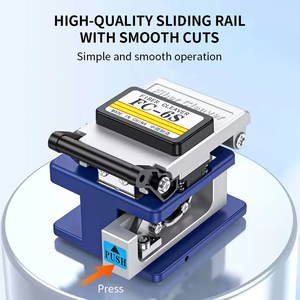 Cortadora de Fibra Óptica de Alta Precisión CLV100E con Reinicio Automático, Cortadora de Cables para Empalmes en Frío FTTH con Riel Deslizante Recto - Product Image 3