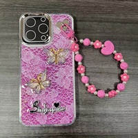 Coque de téléphone en TPU scintillante avec chaîne pour Samsung A56 A36 A17 A16 A07 A06 et VIVO Y31D X300FE V70 V23 – Housse arrière pour filles