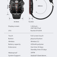 Nuevo Reloj Inteligente para Hombre y Mujer, con Llamadas Bluetooth, Monitor de Ritmo Cardíaco y Sueño, Resistente al Agua 3ATM, Reloj Deportivo Inteligente para Android e IOS 2024