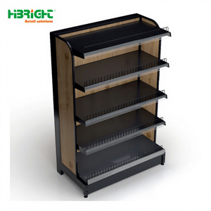 Highbright Double-Sided <strong>Heavy</strong> <strong>Duty</strong> Flexible Combination <strong>Metal</strong> Gondola <strong>Shelving</strong> for Supermarket &amp; Retail Displays - Product Image 1