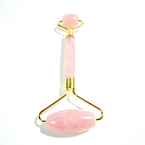 Rouleau de massage du visage anti-âge en quartz rose naturel pour le cou, minceur, beauté, bricolage, 100% - Product Image 4