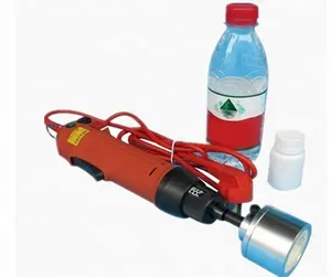 Ручная машина для запечатывания крышек для пластиковых бутылок, машина для укупорки пластиковых бутылок + Электрический штекер