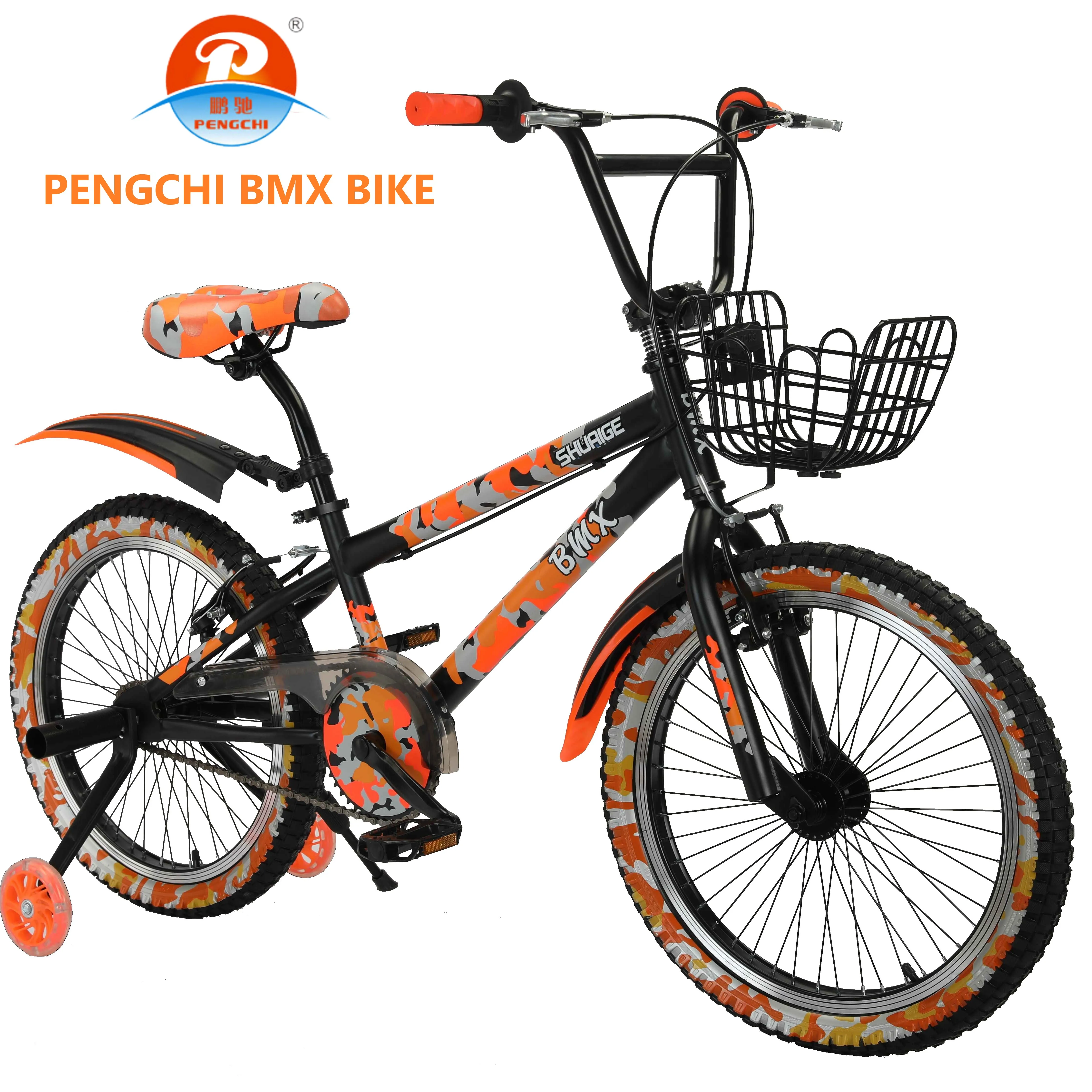 PENGCHI fabrika fiyat çin alaşım mini 20 inç tam bisiklet bisikletleri bmx dublör sokak satış için ucuz bicicleta gidon