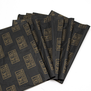 Özel Logo beyaz hediye ambalaj kağıtları altın kelebek doku yaprak kağıt ambalaj sanat zanaat için - Product Image 3