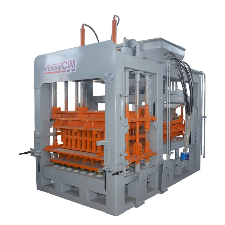 SHIYUE工業用全自動コンクリートブロック製造機QT10-15油圧建設レンガ機械設備価格