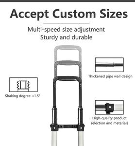להתאמה אישית 2/3/4/5 סעיף מטען ידית שליטה חלקי חילוף עגלה אביזרים רכיב נסיעות מטען ידית טלסקופית - Product Image 2