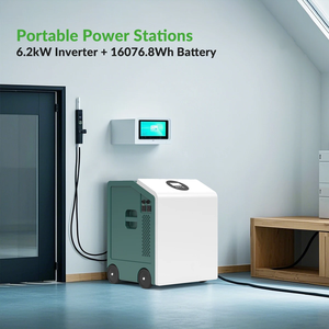 Meilleur prix, système d'énergie solaire tout-en-un 6200w, batterie solaire portable 15kwh 16kwh, batterie au lithium pour l'industrie - Product Image 1
