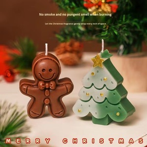 Christmas <b>Candle</b> <b>Gift</b> Box Christmas Tree-Shaped Soybean Mixed Wax High-End Christmas <b>Candles</b> <b>Gift</b> Souvenir - Product Image 2