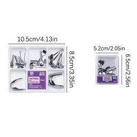 Carejoy Bande de matrice sectionnelle profilée en acier inoxydable certifiée CE, consommable dentaire orthodontique manuel, Classe I, recharge métallique