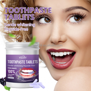 Comprimés de <span class=keywords><strong>dentifrice</strong></span> de raisin à mâcher taille de voyage Portable saveur de fruit blanchiment des dents menthe rince-bouche granulés étiquette personnalisée - Product Image 5