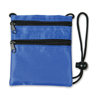 Double Ritsleting Leher Dompet