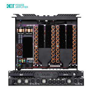 Amplificador de potencia de 4 canales Clase D 4X1600 vatios KET modelo DP416 - Product Image 1
