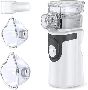 가정용 어린이 성인 천식 흡입기 스마트 휴대용 전기 에어로졸 초음파 메쉬 네뷸라이저 기계 내장 배터리 플라스틱 - Product Image 1