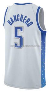 Camisetas de Baloncesto Retro Clásicas Personalizadas de Paolo <span class=keywords><strong>Banchero</strong></span> de la Mejor Calidad, Estilo Urbano Vintage para Hombre - Product Image 4