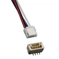 كابل تمديد سيليكون مخصص GH1.25mm 26AWG ذكر إلى أنثى مع موصل GHR، 2/3/4/5/6/7/8/9/10/12 دبوس