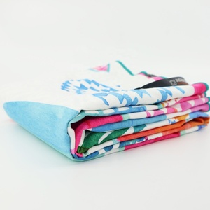 Tùy chỉnh in thăng hoa Microfibre nhanh chóng khô bãi biển Khăn với logo - Product Image 2